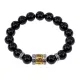 Браслет Исполнения Желаний с нат.камнем Черный агат BSDT-01-23