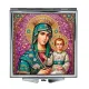 Складное зеркало квадратное Богородица с Иисусом ZER2-1441