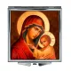 Складное зеркало квадратное Богородица с Иисусом ZER2-1458