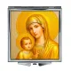 Складное зеркало квадратное Богородица с Иисусом ZER2-1460