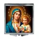 Складное зеркало квадратное Богородица с Иисусом ZER2-1463