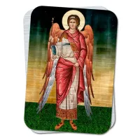 Металлическая карта Архангел Михаил YAN850