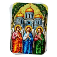 Металлическая карта Троица YAN861