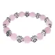 Браслет с крестами, Розовый кварц, 10мм BSHE-16-15