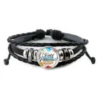 Кожаный браслет С Днем рождения! BSK-0392