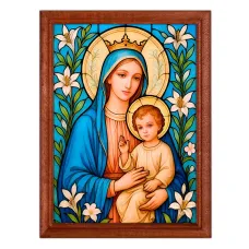 Постер в рамке 22х17см Пресвятая Богородица POSV-0516