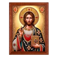 Постер в рамке 22х17см Иисус Христос POSV-0517