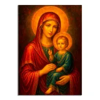 Виниловый магнит Пресвятая Богородица MI211