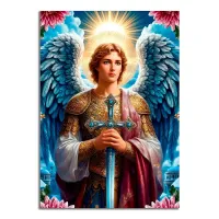 Виниловый магнит Архангел Михаил MI214
