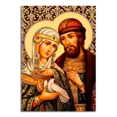 Виниловый магнит Пётр и Феврония MI217