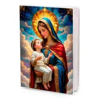 Обложка для паспорта Богородица с Иисусом MOB-1180