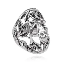 Безразмерное кольцо Лягушка, 25мм KL222