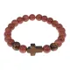 Браслет с крестом из Тигрового глаза, Коричневый авантюрин, 8мм BSHE-17-01