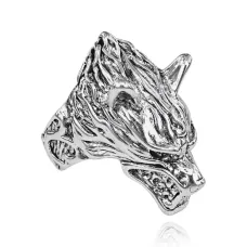 Безразмерное кольцо Волк, 35мм KL234