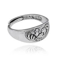 Безразмерное кольцо Восточный гороскоп, 9мм, Петух KL241-10