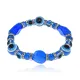 Браслет от сглаза, 1 см, цвет синий BS548-02