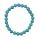 Браслет с бусинами из бирюзы, 8мм BJBS-324-02