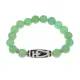 Браслет бусиной Дзи Бумпа и нат.камнем Нефрит BSDS-13-13