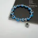 Браслет Хамса от сглаза с лавой, 10мм BS570
