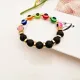 Браслет от сглаза с лавой, 10мм BS563-02