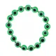 Браслет от сглаза, 10мм, цвет зеленый BS565