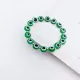 Браслет от сглаза, 10мм, цвет зеленый BS565