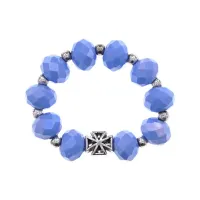 Чётки перстные, цвет синий BJCH-037-01