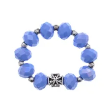 Чётки перстные, цвет синий BJCH-037-01