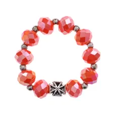 Чётки перстные, цвет красный BJCH-037-04