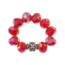 Чётки перстные, цвет бордовый BJCH-037-07