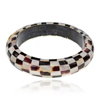 Браслет Шахматы, перламутр, 1,5см UF001