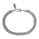 Браслет Цепь, 7мм, цвет серебряный UF010-S