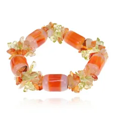 Браслет Конфета, цвет оранжевый UF040