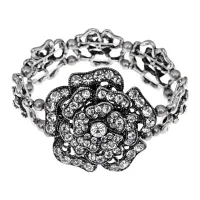 Браслет Роза со стразами UF054