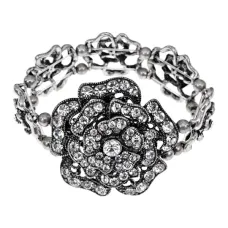 Браслет Роза со стразами UF054