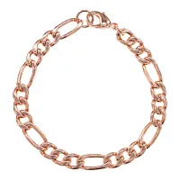 Браслет Цепочка, цвет золотой, 7мм UF066-1