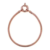 Браслет Цепочка, цвет золотой, 4мм UF066-3