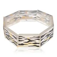 Браслет Зебра, 1,5см UF074