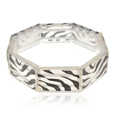 Браслет Зебра, 1,5см UF090