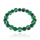 Браслет от сглаза с малахитом, 10мм, цвет темно-зеленый BS568-01