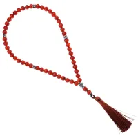 Православные чётки 50 зёрен, 8мм, сердолик BJCH-035-06