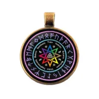 Амулет Викканское колесо года ALE118