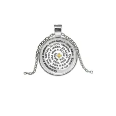 Кулон, цвет серебро, с цепочкой, Молитва Николаю Чудотворцу за сына C1212026