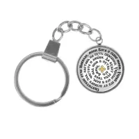 Брелок, нержавеющая сталь, с кольцом для ключей, Молитва Николаю Чудотворцу за сына C1212061