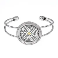 Браслет металлический, цвет серебро, Иисусова молитва C1219034