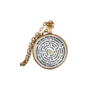 Кулон, цвет бронза, с цепочкой, Молитва Отче наш C1220028