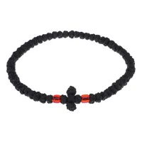 Православный браслет с крестом и узелками BS905