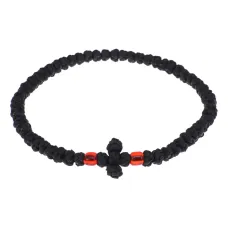 Православный браслет с крестом и узелками BS905