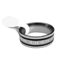 Кольцо Спаси и сохрани, цвет серебряный, размер 10 KL598-10