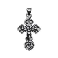 Православный нательный крест, 15х27мм KR001S